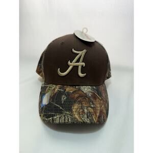 Alabama Crimson Tide NCAA Camo Clean Up Adjustable Snapback Hat Cap AOP